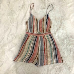 NEW! American Eagle Striped Romper